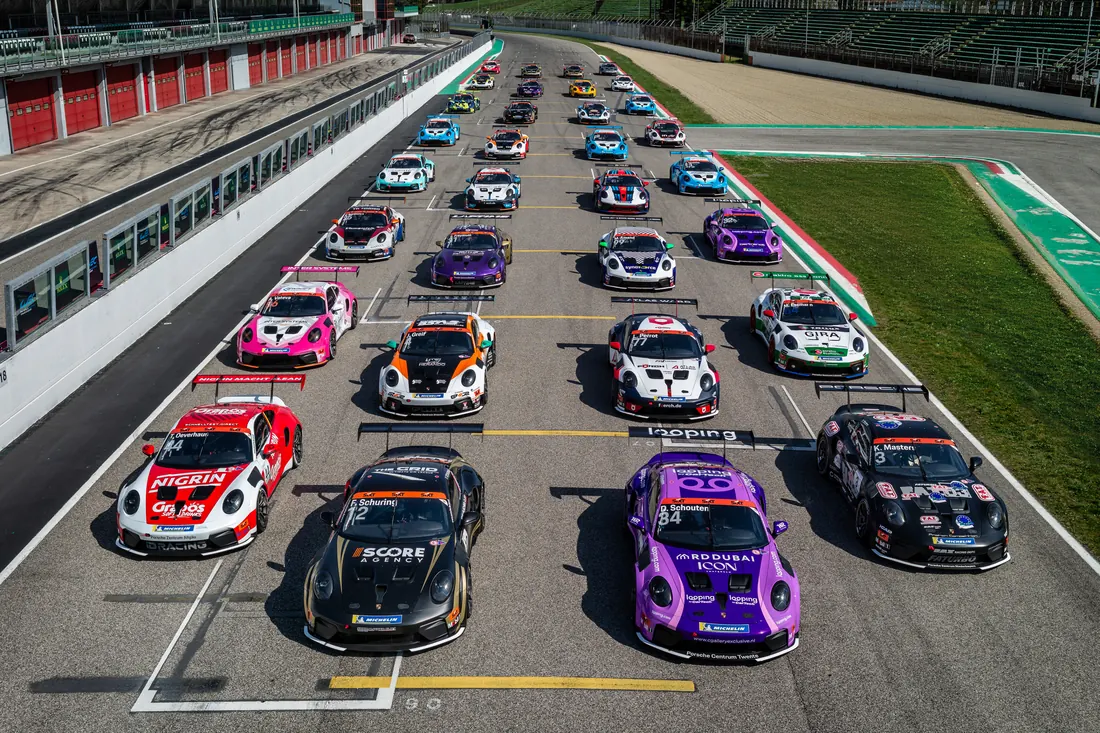 The Supercup grid from above